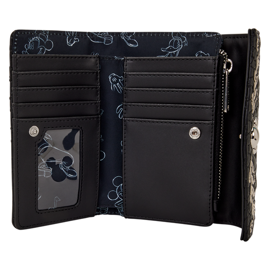 Loungefly Disney Mickey & Minnie - Mickey Mouse Artist Sketch Flap Wallet
