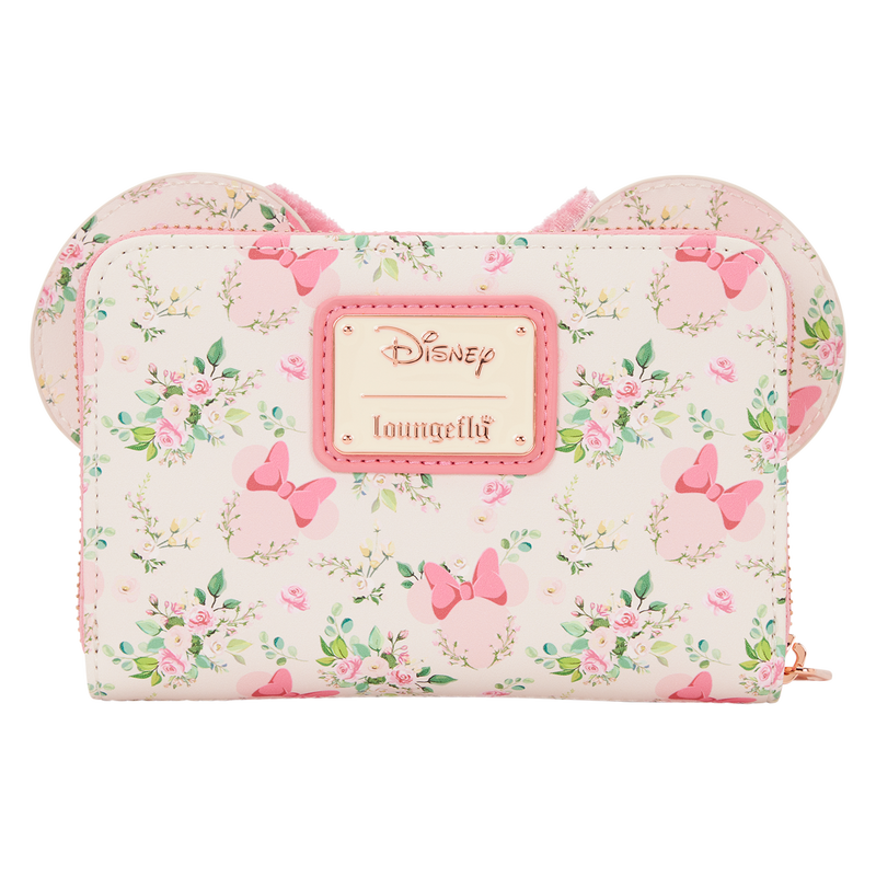Load image into Gallery viewer, Loungefly Disney: Minnie Mouse - Floral Minnie Zip Around Wallet
