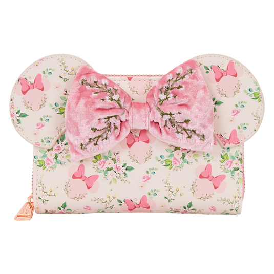 Loungefly Disney: Minnie Mouse - Floral Minnie Zip Around Wallet