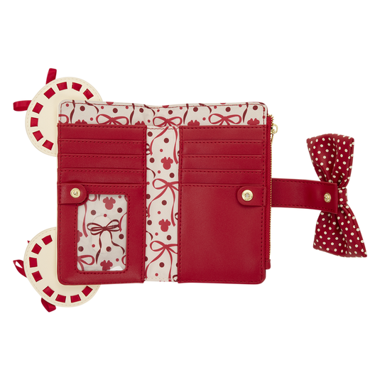 Loungefly Disney: Minnie Mouse Rock the Dots Coquette Flap Wallet