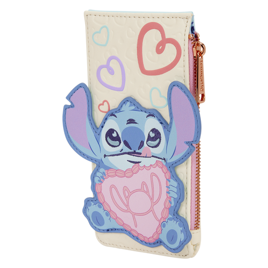 Loungefly Disney: Lilo & Stitch - Stitch & Angel Be Mine Large Card Holder Wallet