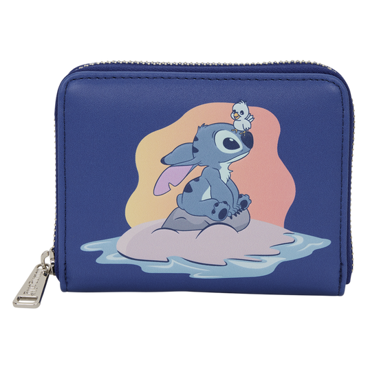 Loungefly Disney: Lilo & Stitch - Stitch Minimal Summer Sitting On Rock Wallet