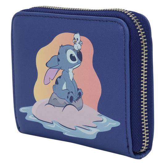 Loungefly Disney: Lilo & Stitch - Stitch Minimal Summer Sitting On Rock Wallet