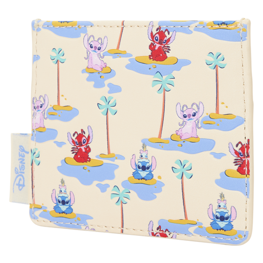 Loungefly Disney - All-Over Print Stitch Card Holder Wallet