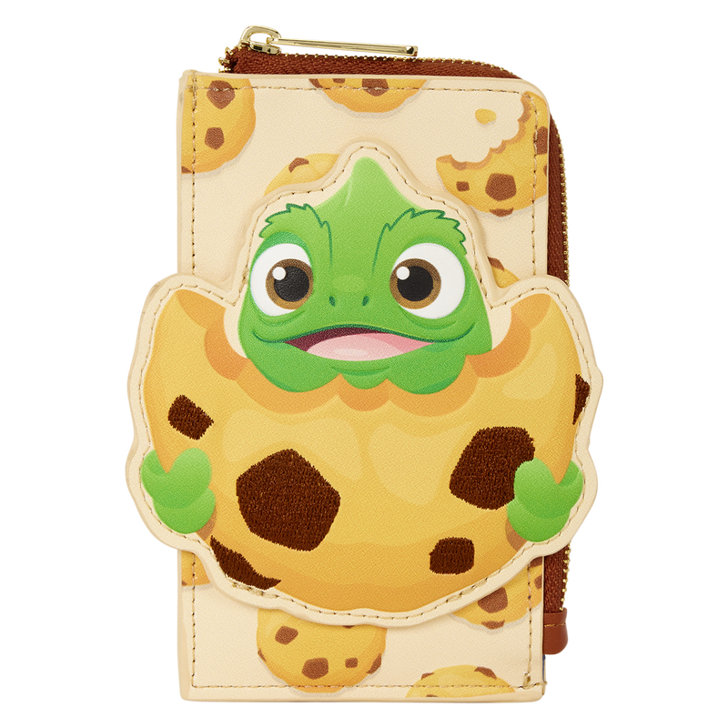 Cargue la imagen en el visor de la galería, Loungefly Disney Tangled Pascal With Cookie Zip Around Card Holder Wallet
