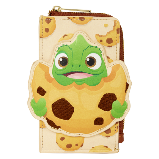 Loungefly Disney Tangled Pascal With Cookie Zip Around Card Holder Wallet
