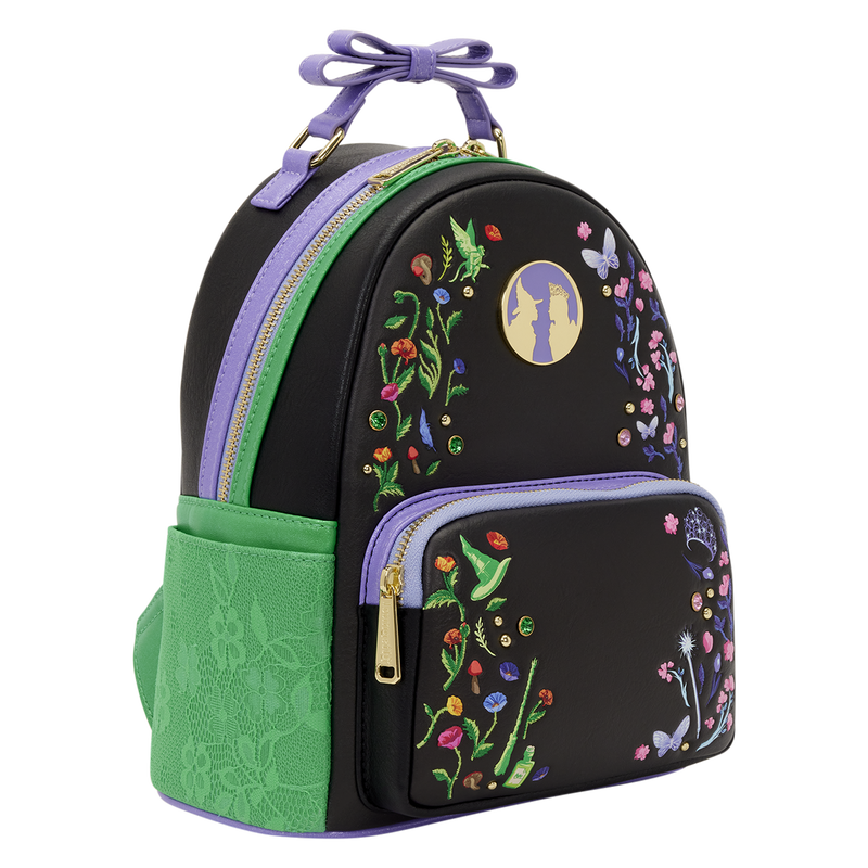 Chargez l'image dans la visionneuse de la galerie, Loungefly Universal Wicked - Floral &amp; Lace Mini Backpack
