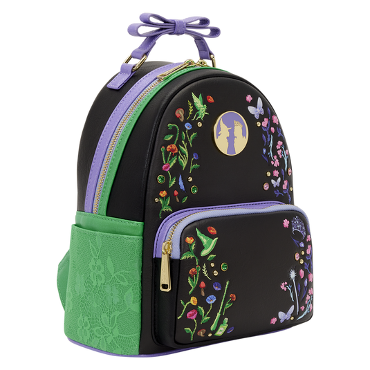 Loungefly Universal Wicked - Floral & Lace Mini Backpack