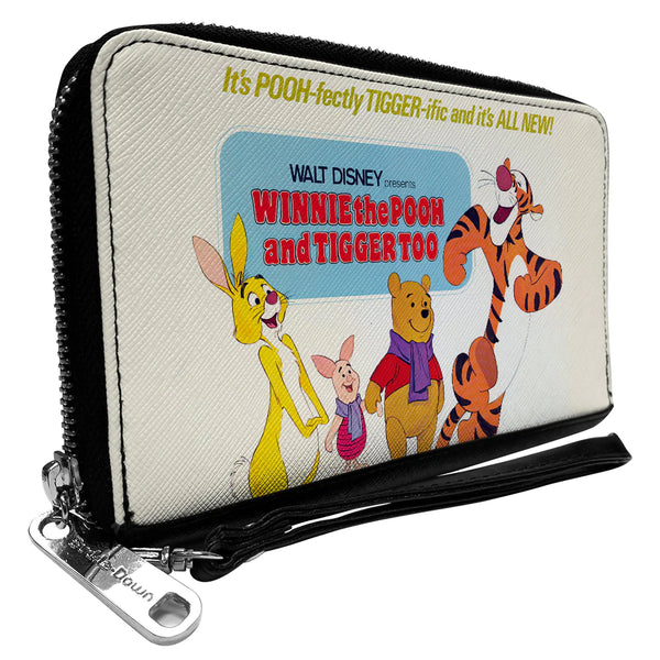 Disney Winnie The Pooh & Tigger Too Title Pose Women's PU Zip Around Wallet
