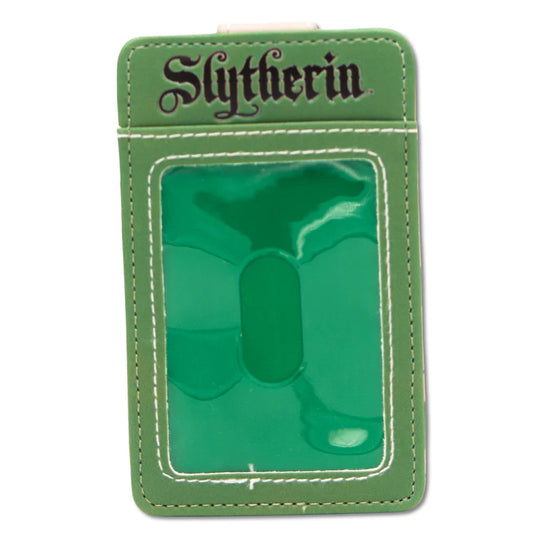Buckle- Down Harry Potter Slytherin Crest Gray/Green Wallet ID Card Holder