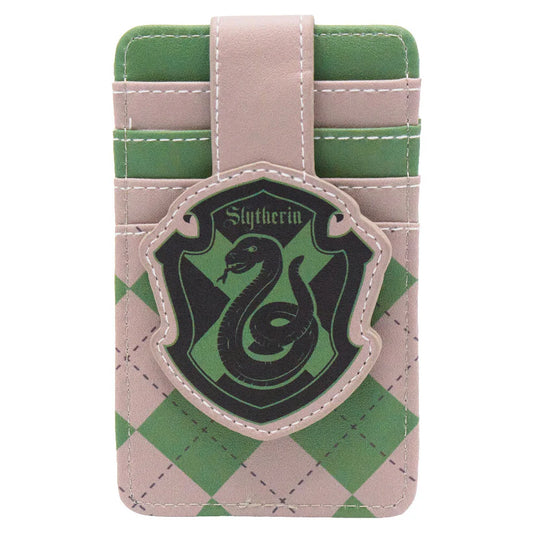 Buckle- Down Harry Potter Slytherin Crest Gray/Green Wallet ID Card Holder