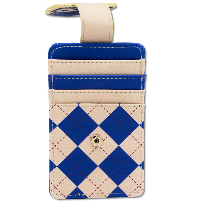 Cargue la imagen en el visor de la galería, Buckle- Down Harry Potter Ravenclaw Crest Gray/Blue Wallet ID Card Holder
