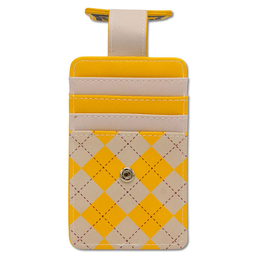 Buckle- Down Harry Potter Hufflepuff Crest Tan/Yellow Wallet ID Card Holder
