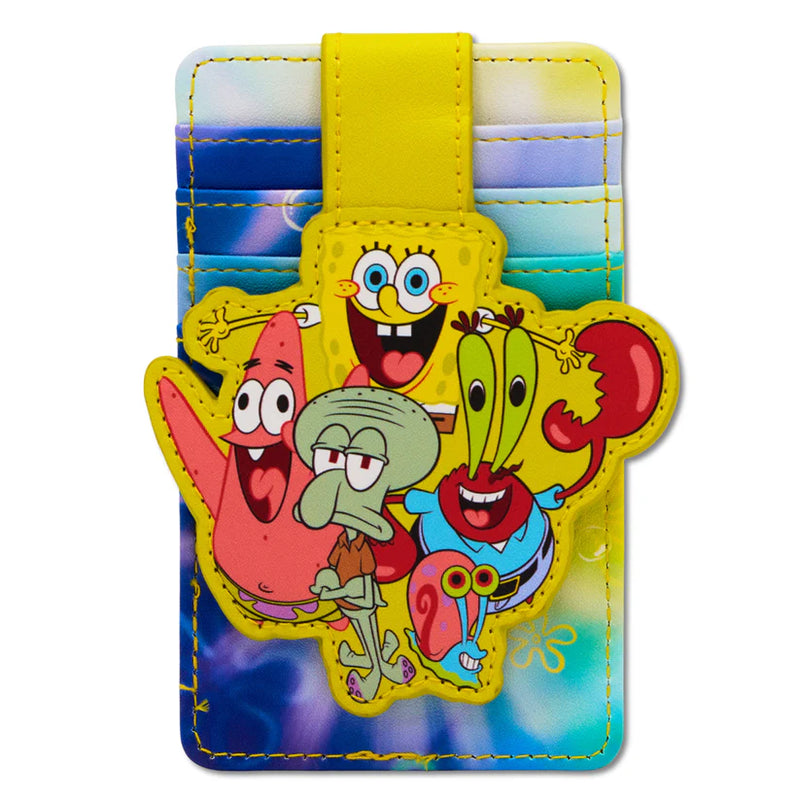 Load image into Gallery viewer, Buckle- Down SpongeBob SquarePants Five Character Group Pose Wallet ID Card Holder
