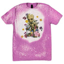 Marvel: Guardian Of the Galaxy Vol.3 Groot W/ Flowers Tie Dye T-Shirt