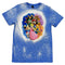 Super Mario All Characters Bleached Tie Dye T-Shirt