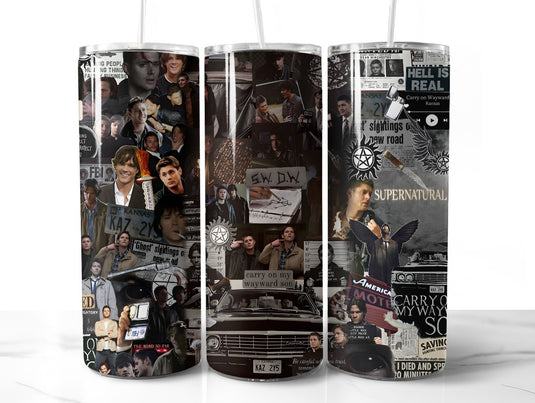 Supernatural - Sam & Dean Skinny 20Oz Tumbler
