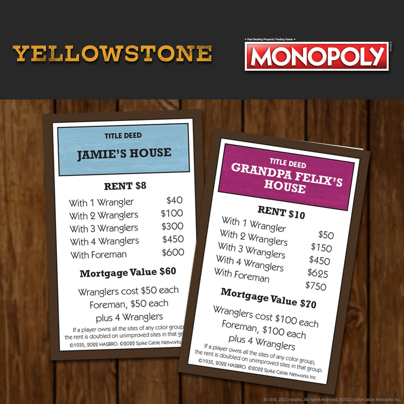 Monopoly - Yellowstone