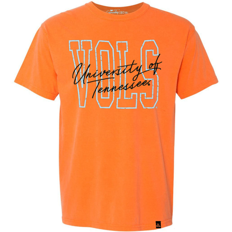 Load image into Gallery viewer, Tennessee Volunteers - NCAA Owens Outline Oversize Band Tee T-shirt
