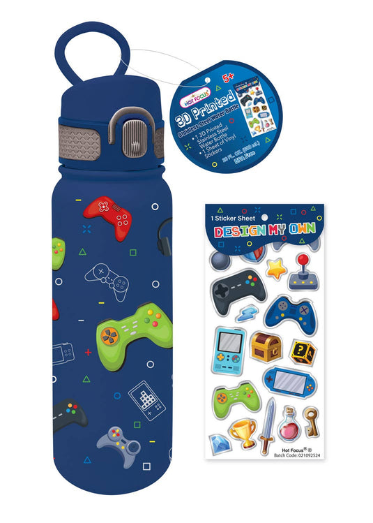 Hot Focus Gaming - 3D Printing Stainless steel Water Bottle