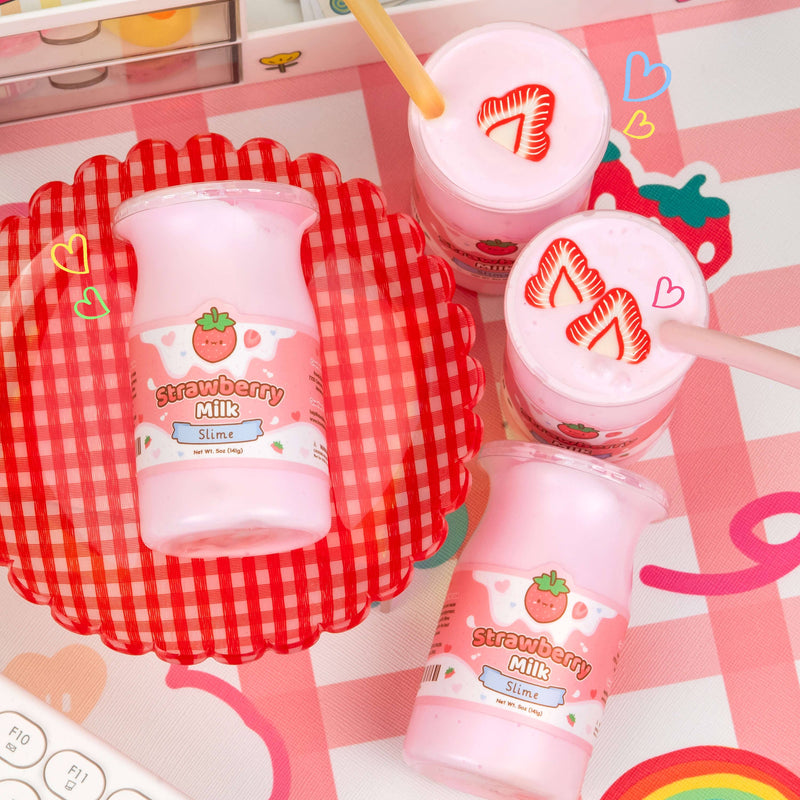 Chargez l'image dans la visionneuse de la galerie, Strawberry Milk Glossy Slime

