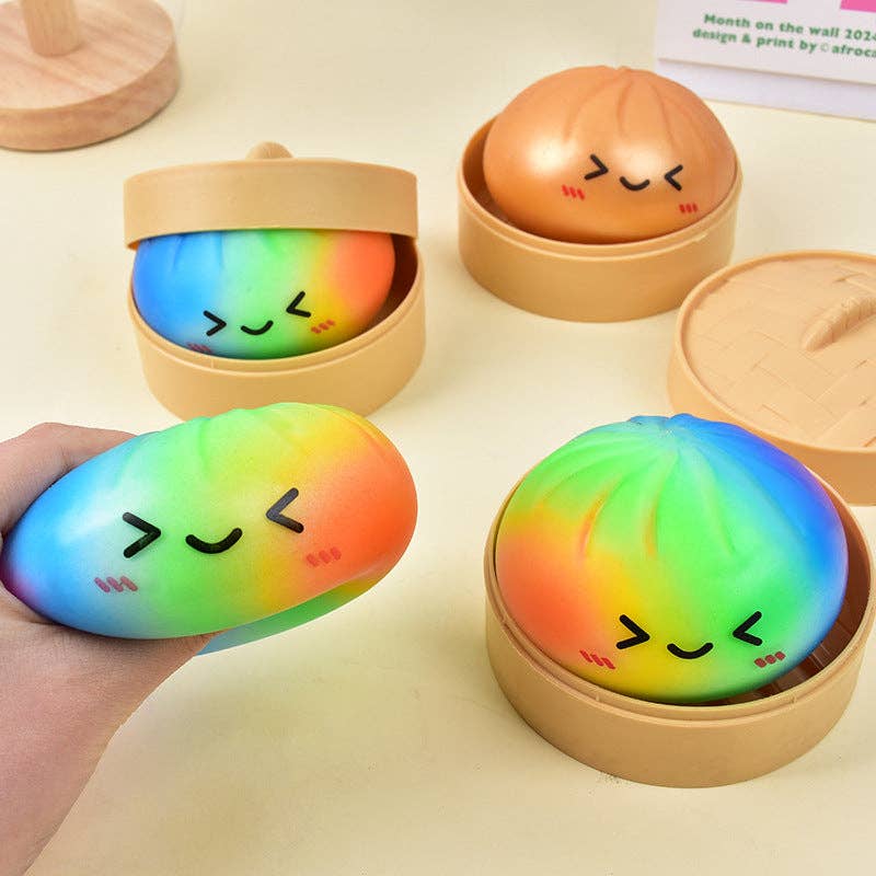 Cargue la imagen en el visor de la galería, Squishy Dumpling Bao Bun - Mystery 1Pc Sensory Fidget Toy
