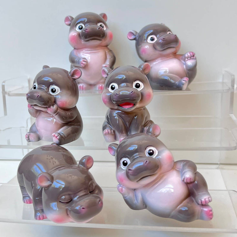 Chargez l'image dans la visionneuse de la galerie, BCmini - Moo Deng Hippo 1 Pc Blind Box
