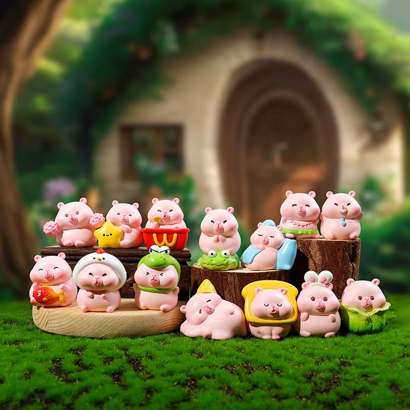 Cargue la imagen en el visor de la galería, BCmini - Pink Capybara 1Pc Blind Box
