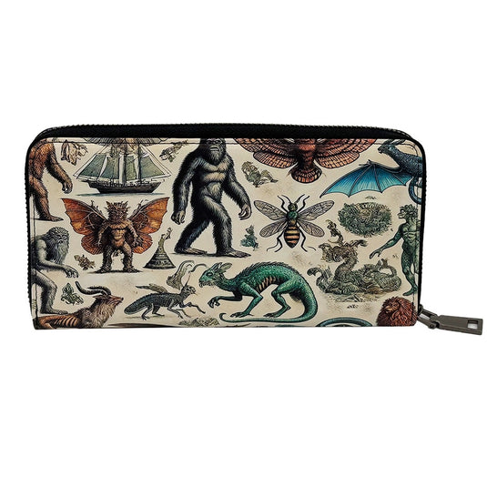 Cryptids and Mythological Creatures Clutch Women Wallet