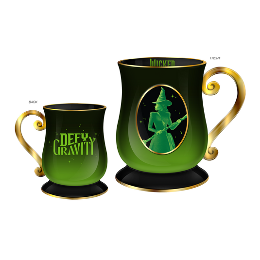 Disney Wicked - Characters Embossed Foil 17.5oz Footed Ceramic Mug
