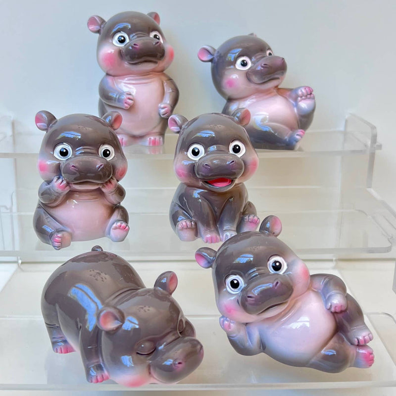 Chargez l'image dans la visionneuse de la galerie, BCmini - Moo Deng Hippo 1 Pc Blind Box
