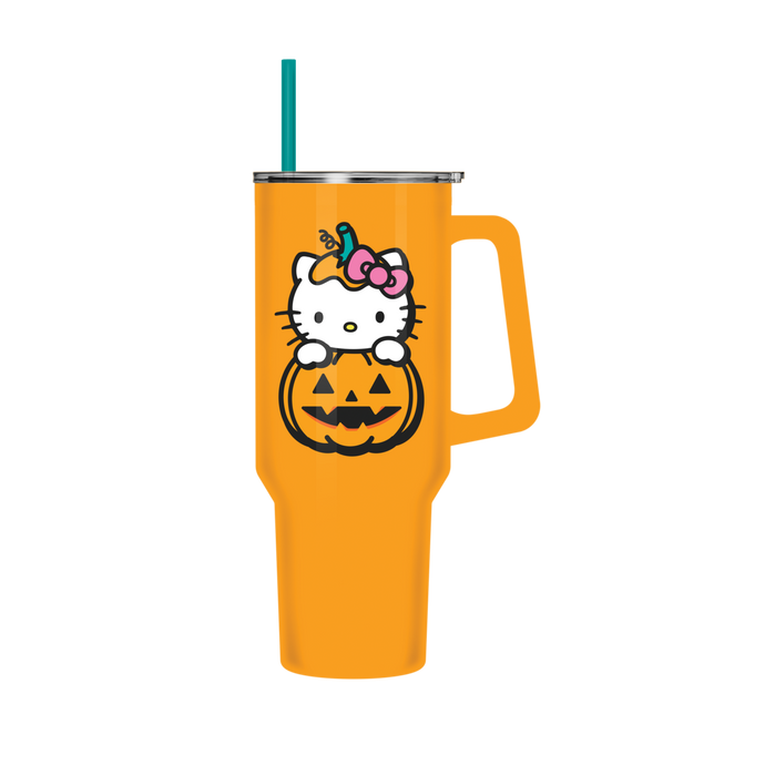 Sanrio Hello Kitty - Pumpkin 40oz Stainless Steel Tumbler w Handle