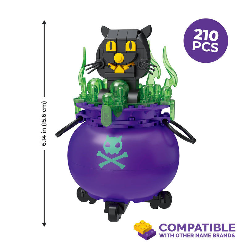 Cargue la imagen en el visor de la galería, Brickcraft Cat Cauldron Building Brick
