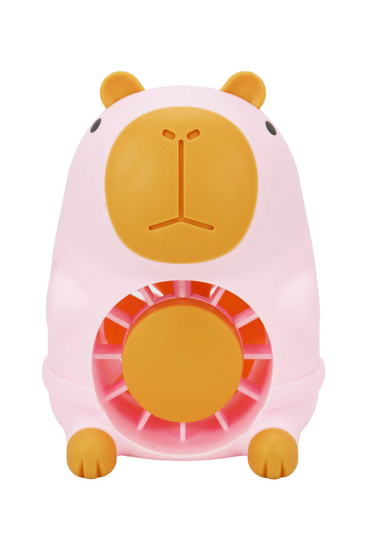 Capybara Rechargeable Mini Nightlight Desk Fan