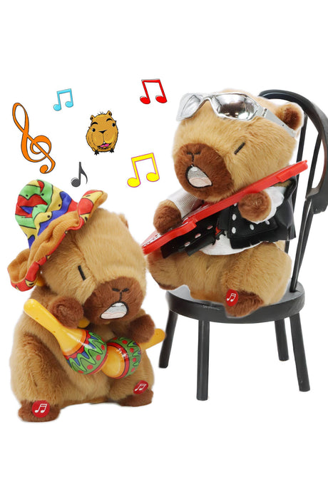 Capybara Mariachi Sound Mimicking Dancing Toy