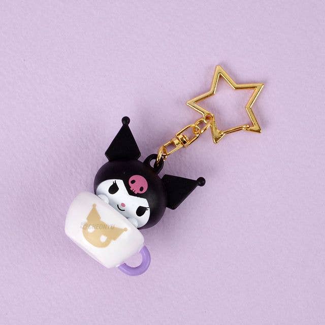 Cargue la imagen en el visor de la galería, Sanrio - Kuromi Characters KeyRing, Bag Charm Mystery Box
