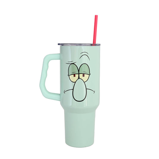 SpongeBob - Squidward Big Face 40oz Stainless Steel Tumbler