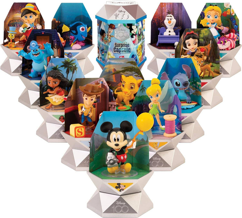 Chargez l&#39;image dans la visionneuse de la galerie, Disney 100 - Mystery Capsules Toy Figure S1 Blind Box
