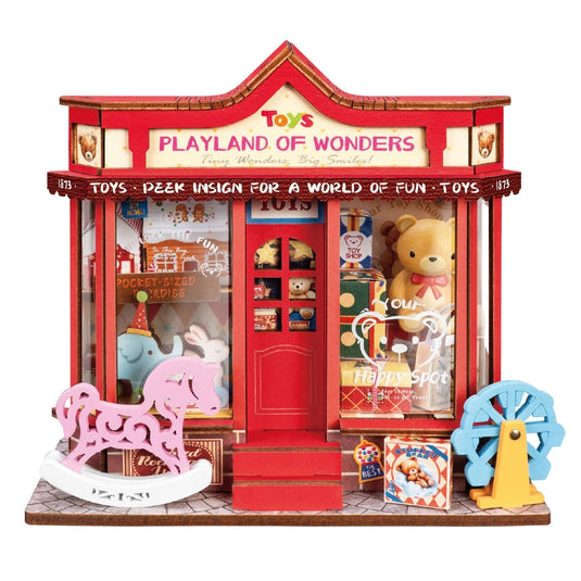 Robotime Rolife - Whimsy Toy Shop DIY Miniature House Figure