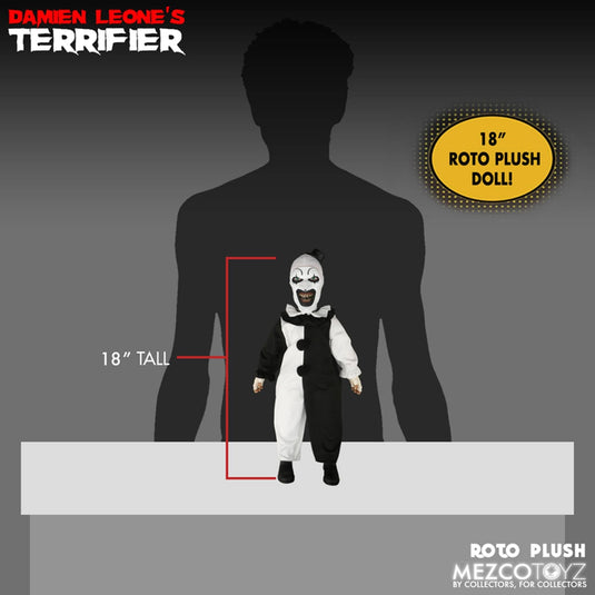 Terrifier Art the Clown - Terrifier 18 Inch MDS Roto Plush