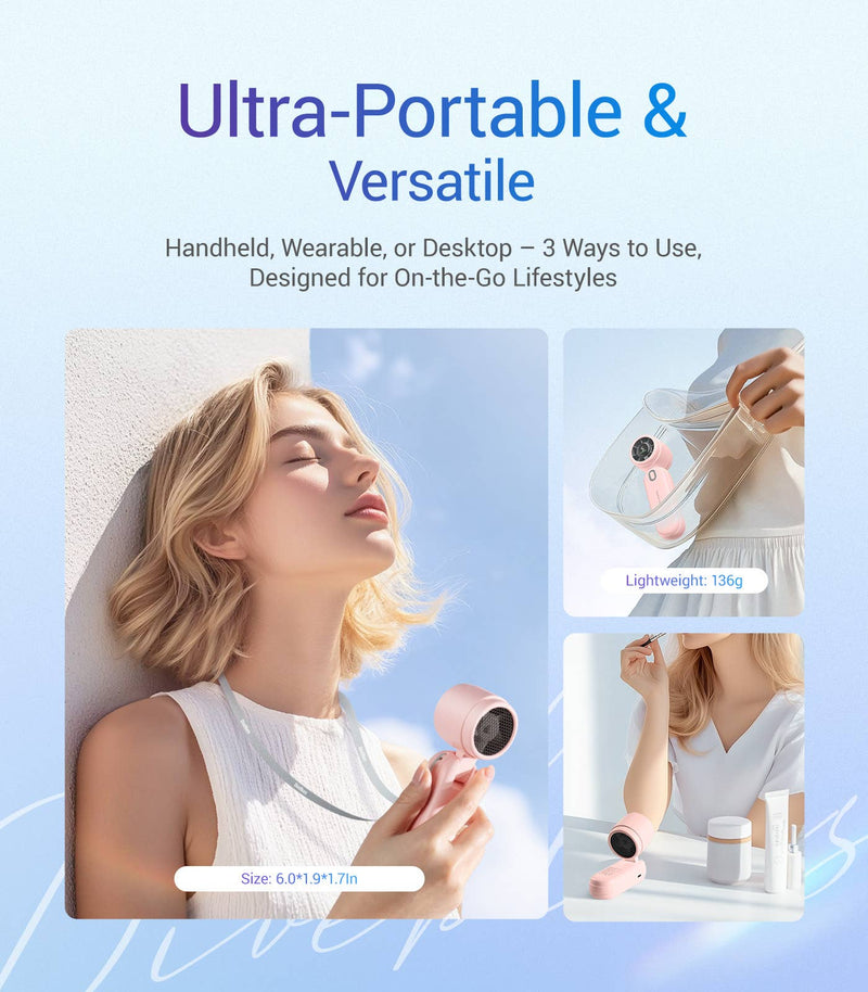 Cargue la imagen en el visor de la galería, Turbo Wind Handheld Fan - Blow Dryer Power Most compact
