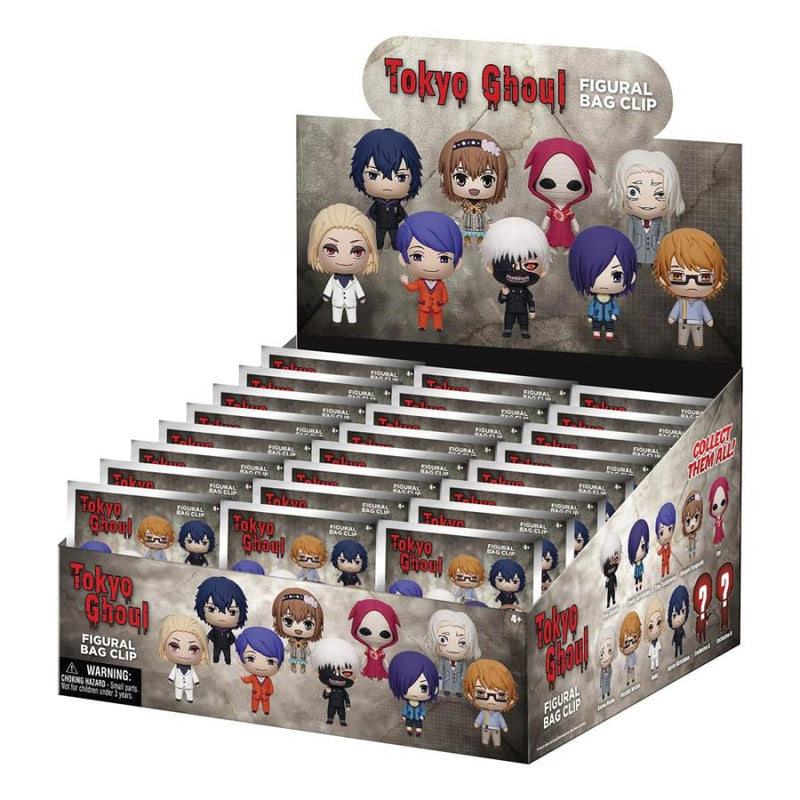 Chargez l&#39;image dans la visionneuse de la galerie, Monogram Tokyo Ghoul - 10th Anniversary Series 2 3D Figural Foam Bag Clip Mystery Bag
