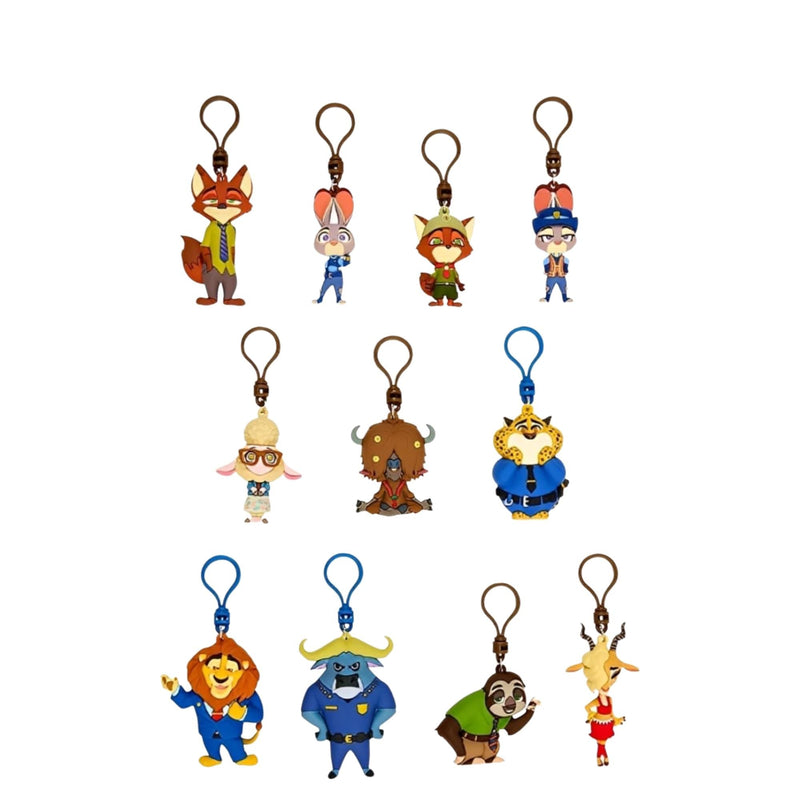 Chargez l'image dans la visionneuse de la galerie, Monogram Zootopia - Series 73 Characters - 1pc 3D Figure Bag Clip Blind Bag
