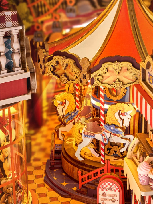 Robotime: Fairytale Amusement Park Book Nook Rolife 3D Wooden Puzzles Figure