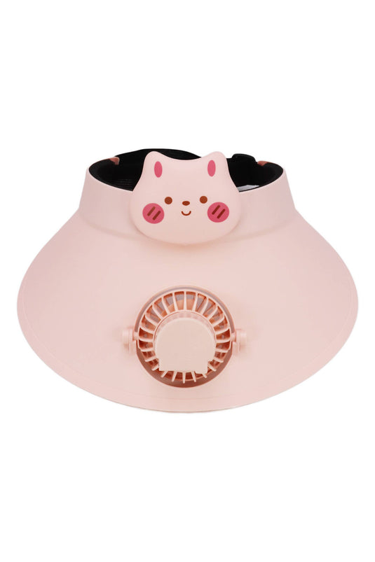 Cap Zone - Kids Animal Pals Sun Visor W/ Sticker 1pc Electric Fan