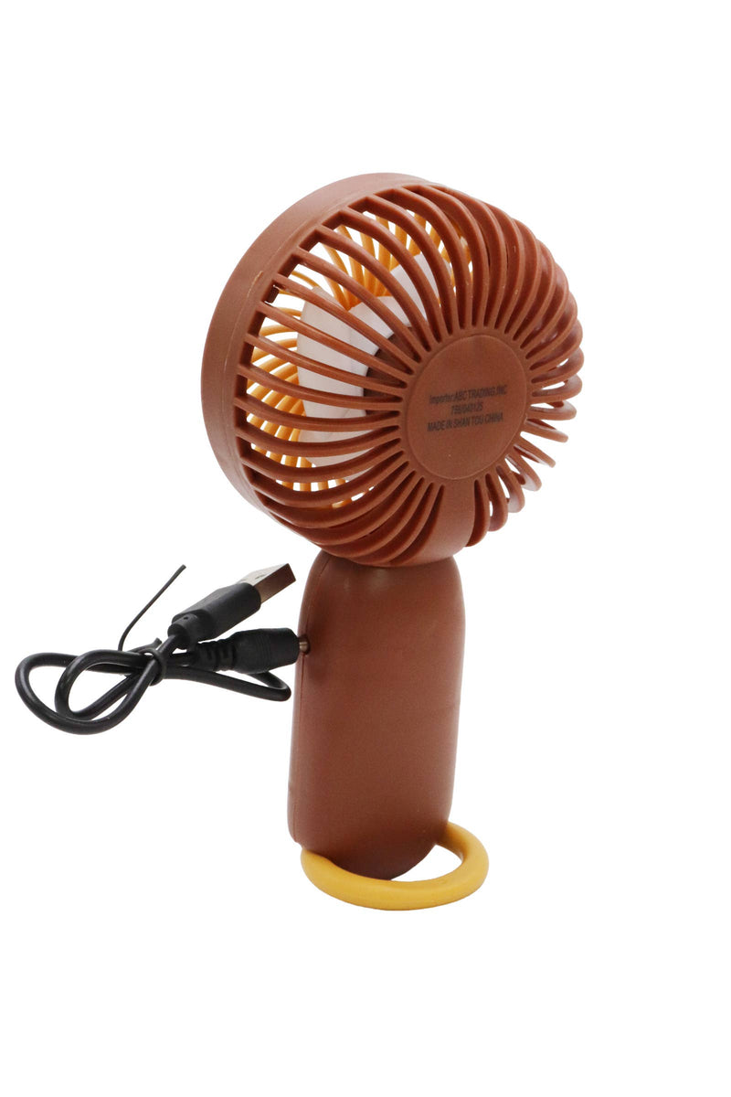 Load image into Gallery viewer, Capybara - Decal Ring Stand Handheld 1pc Electric Fan
