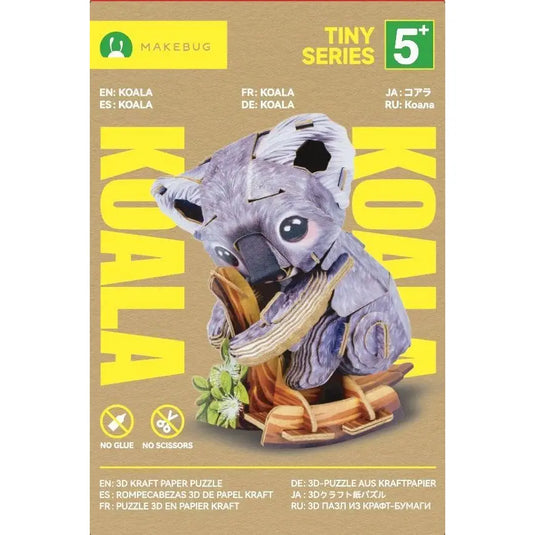 Makebug - Tiny Animals and Deep Jungle Merchandiser DIY Animals Figure