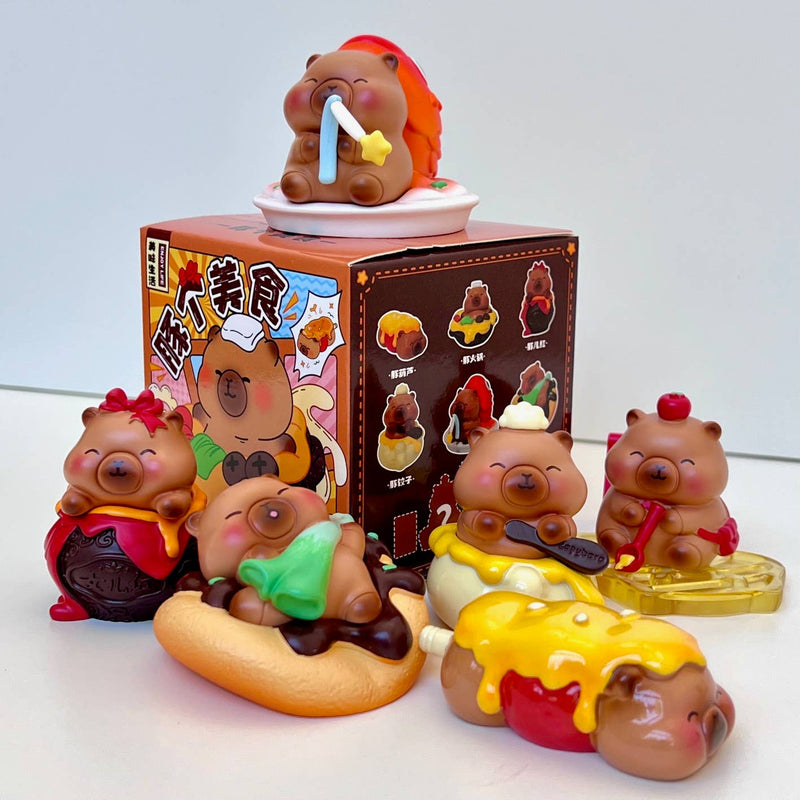 Cargue la imagen en el visor de la galería, BCmini Capybara - 1pc Food Court Blind Box
