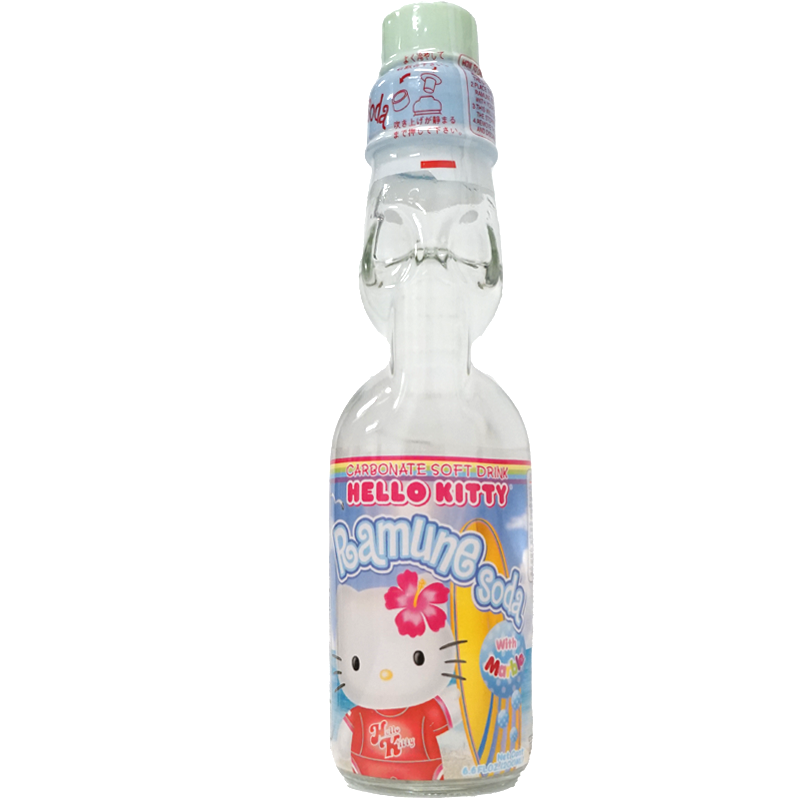 Load image into Gallery viewer, Hello Kitty Original Ramune 200ml Carbonate Soft Drink Soda
