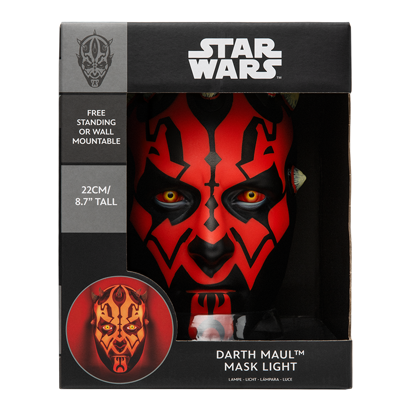 Cargue la imagen en el visor de la galería, Paladone Star Wars - Darth Maul Mask Light
